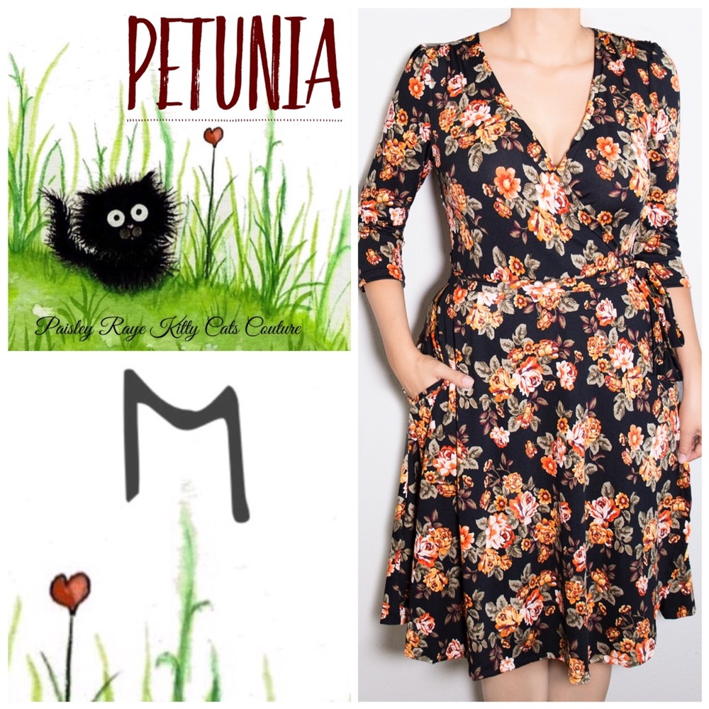 Classic Wrap Dress with Pockets! By Paisley Raye